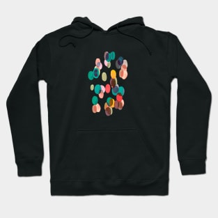 Tropical Relaxing Watercolor Dots Hoodie